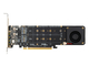 Переходник PCIe 4.0 x16, 4x M.2 (Low profile, NGFF 22110)