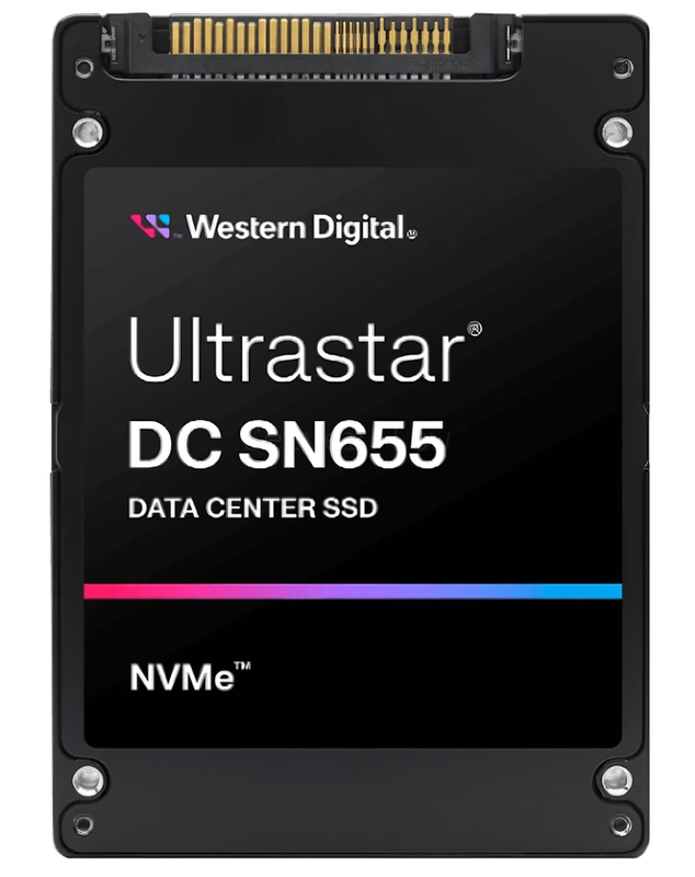 SSD-накопитель WD Ultrastar DC SN655 61.44TB TGG Ruby 2.5" U.3 [0TS2512]