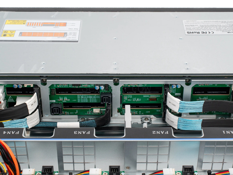 Серверный корпус Gooxi RMC2112-695-NV (2U 12 LFF, 2x БП 1300W) (NVMe) 7