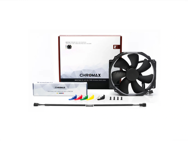 Корпусный вентилятор Noctua NF-A15 HS-PWM chromax.black.swap 140mm 1