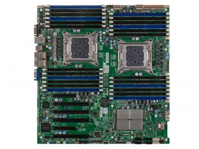 Материнская плата Supermicro X9DRi-LN4F+ (EE-ATX, 2x LGA2011, 24 DIMM) [MBD-X9DRi-LN4F+]