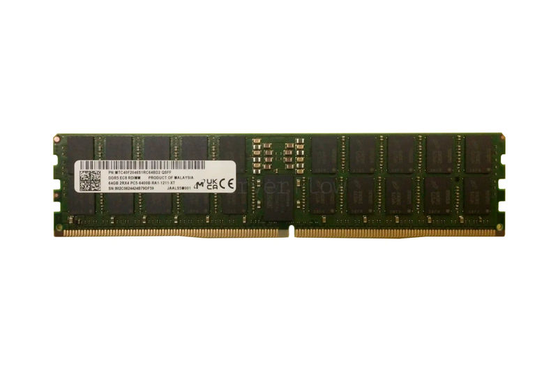 Оперативная память 64GB DDR5 ECC REG Micron 6400Mhz 2Rx4 [MTC40F2046S1RC64BD1]