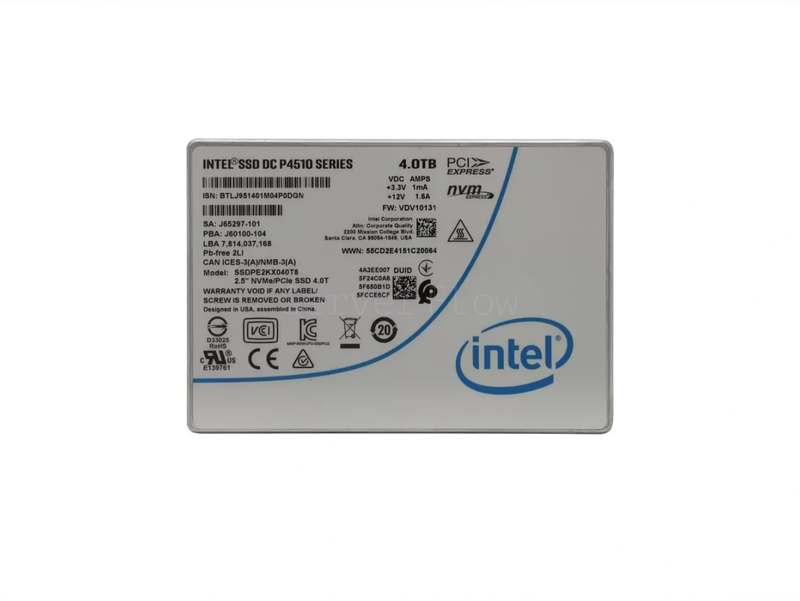 SSD-накопитель Intel DC-P4510 4TB 2.5" U.2 [SSDPE2KX040T807]