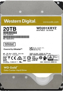 Жесткий диск WD Gold Enterprise 20TB 3.5" SATA 6GB/s [WD202KRYZ]