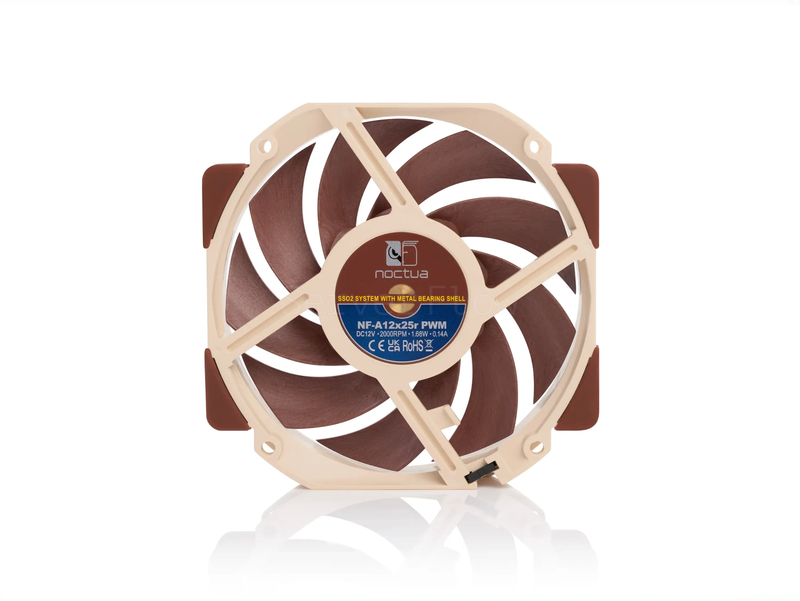 Корпусный вентилятор Noctua NF-A12x25r PWM 120mm