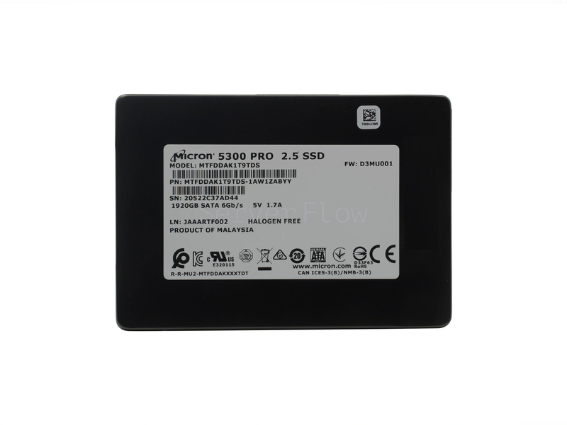 SSD-накопитель Micron 5300 PRO 1.92TB 2.5" 6Gb/s [MTFDDAK1T9TDS]