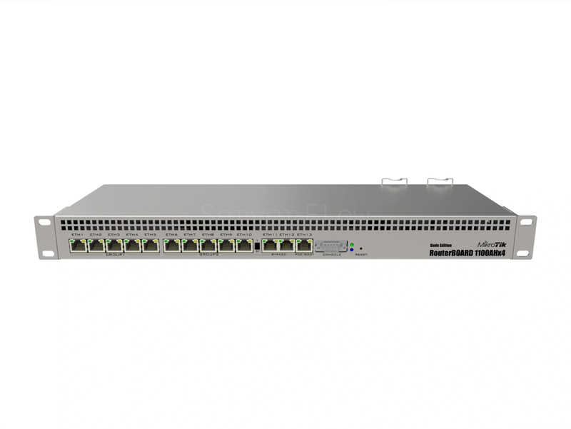 Коммутатор MikroTik RB1100AHx4 Dude Edition (13x RJ45 1 Гбит/с)