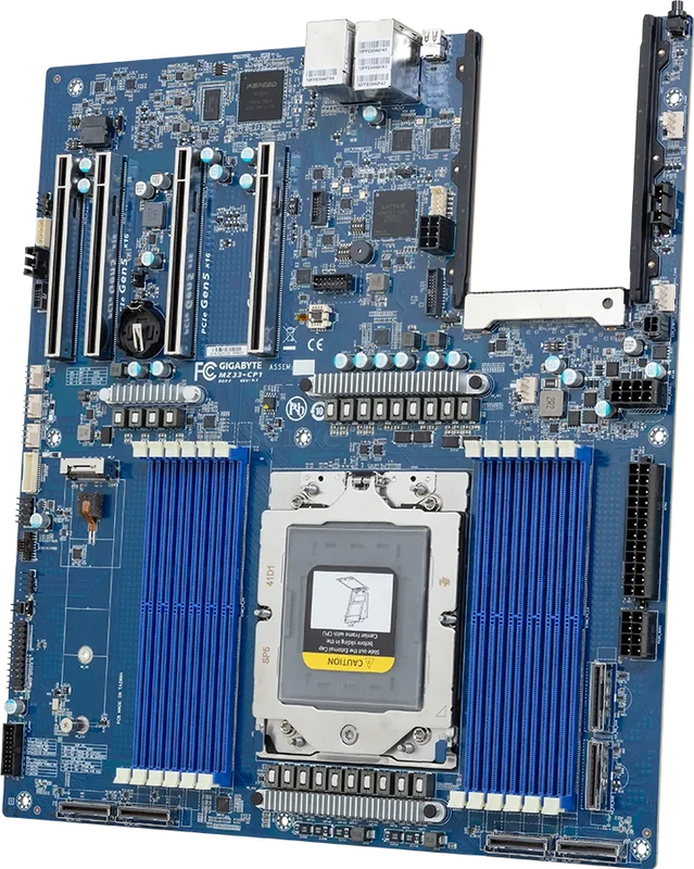 Материнская плата Gigabyte MZ33-CP1 Rev 3.x (E-ATX, SP5, 12 DIMM) 1