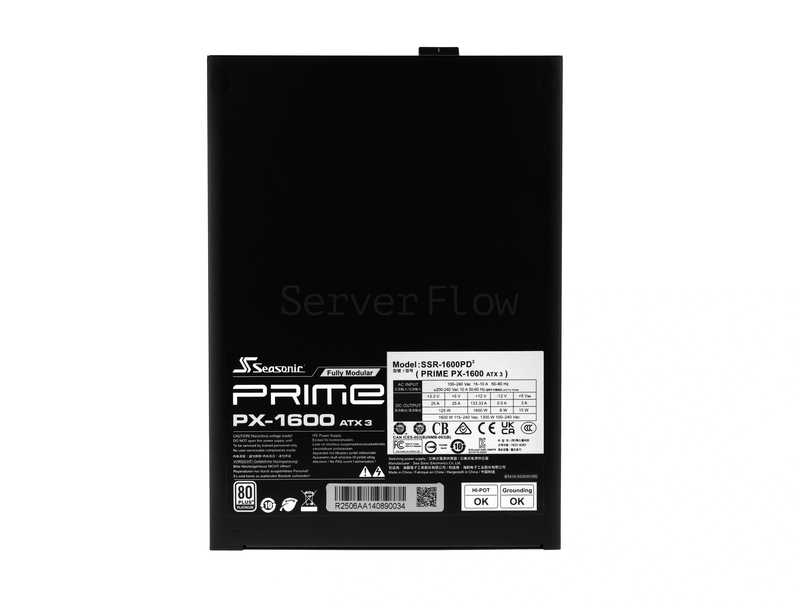 Блок питания Seasonic PRIME PX-1600 ATX 3.1 (1600W, ATX) 6
