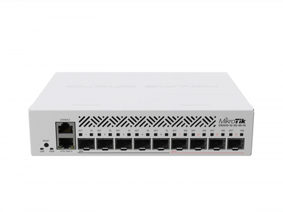 Коммутатор MikroTik CRS310-1G-5S-4S+IN (1x RJ45 1 Гбит/с, 5x SFP 1 Гбит/с, 4x SFP+ 10 Гбит/с)