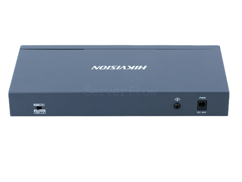 Коммутатор Hikvision DS-3E0310HP-E (8x RJ45 100 Мбит/c PoE, 2x RJ45 1 Гбит/с) 1