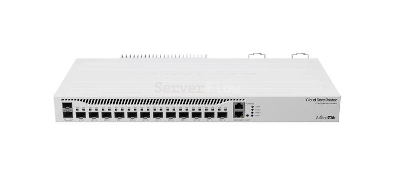 Коммутатор MikroTik CCR2004-1G-12S+2XS (12x SFP+ 10 Гбит/с, 2x SFP28 25 Гбит/с)