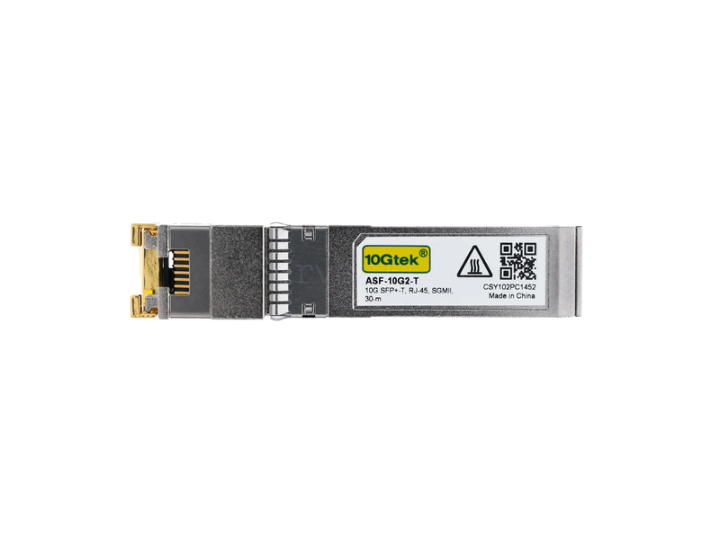 Переходной модуль 1SFPcom SFP+ to RJ45 (10G/5G/2.5G/1GBASE-T, 30m) [ASF-10G2-T]