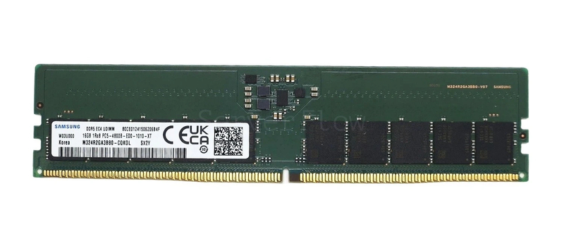 Оперативная память 16GB DDR5 ECC UDIMM Samsung 4800Mhz 1Rx8 [M324R2GA3BB0-CQK]