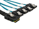 Кабель SFF8087 - 4x SATA 1м 1