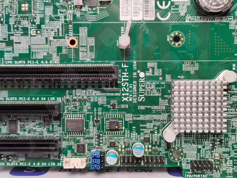 Материнская плата Supermicro X12STH-F (Micro-ATX, E-2300, 4 DIMM,  C256, Intel i210) 4