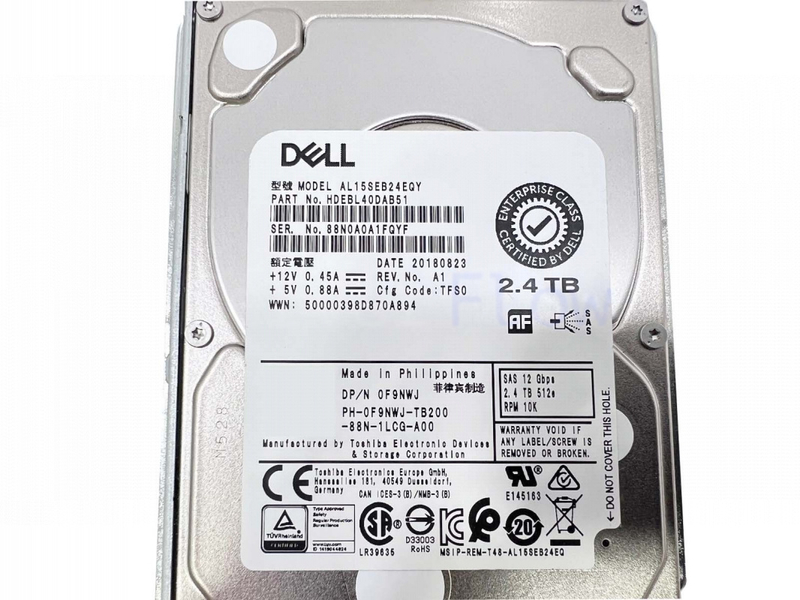 Жесткий диск DELL 2.4TB 2.5" SAS 6Gb/s [0F9NWJ ] 1