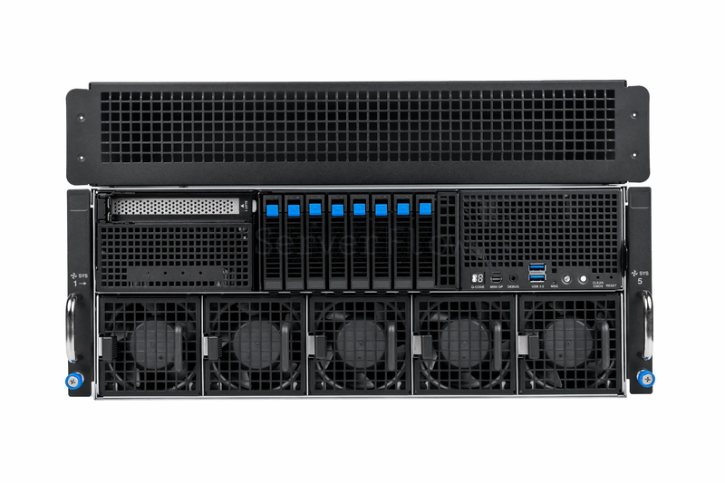 Серверная платформа ASUS ESC8000A-E13 DR SKU1 6U 8SFF (2x U.2, 4x 2700W, 2x SP5) 2