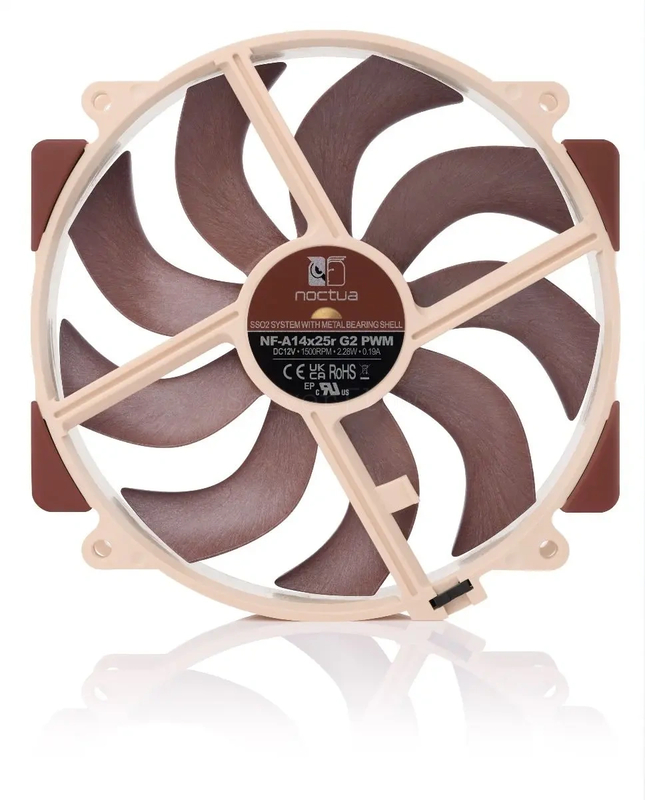 Комплект вентиляторов Noctua NF-A14x25r G2 PWM 140mm 2