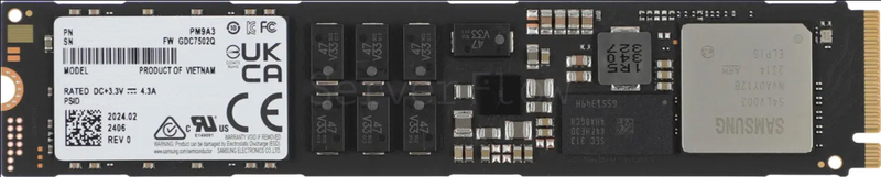 SSD-накопитель Samsung PM9A3 960GB M2 [MZ1L2960HCJR-00A07]