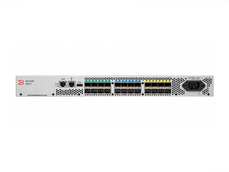 Коммутатор Broadcom Brocade G610 (24x FC 16 Гбит/с) [BR-G610-24-16G-1]