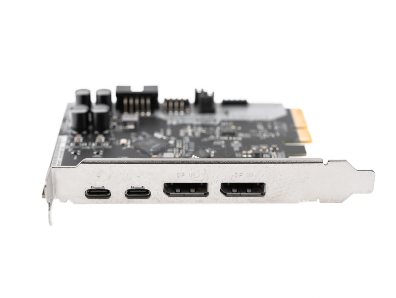 Плата расширения ASROCK Thunderbolt 4 AIC (2x Thunderbolt 4 Type-C, 1x DP) [90-MCA0N0-00UAYZ] 2