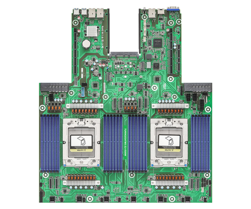 Материнская плата ASRock Rack TURIN2D24TM3-2L+/500W (Proprietary T-shape, 2x SP5, 24 DIMM) 1