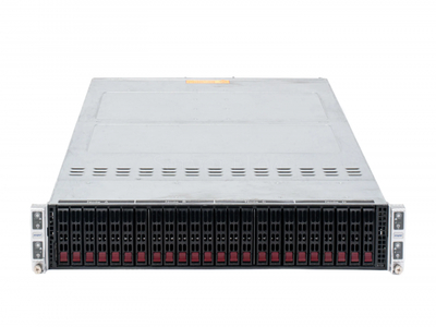 Блейд платформа Supermicro SuperServer 2028TP-HTR-SIOM 2U 24SFF (2x 2000W, 8x LGA2011-3)