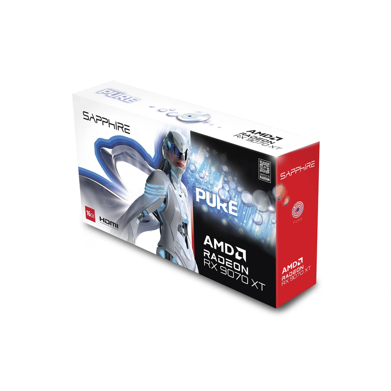 Видеокарта Sapphire AMD RX 9070 XT PURE 16GB GDDR6 [S88-3E490-100SA] 6