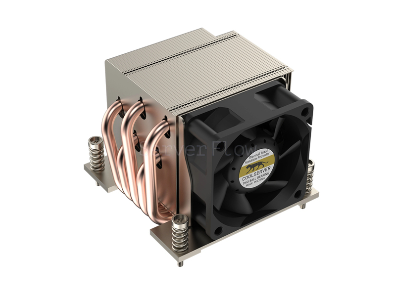 Кулер COOLSERVER CS-115X-2UR67 (2U, Active, LGA115X, 200W) 3