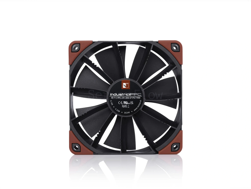 Корпусный вентилятор Noctua NF-F12 industrialPPC-24V-3000 SP IP67 PWM 120mm
