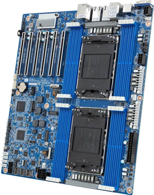 Материнская плата Gigabyte MS74-HB0 Rev 1.x (E-ATX, 2x LGA4710, 16 DIMM) 1