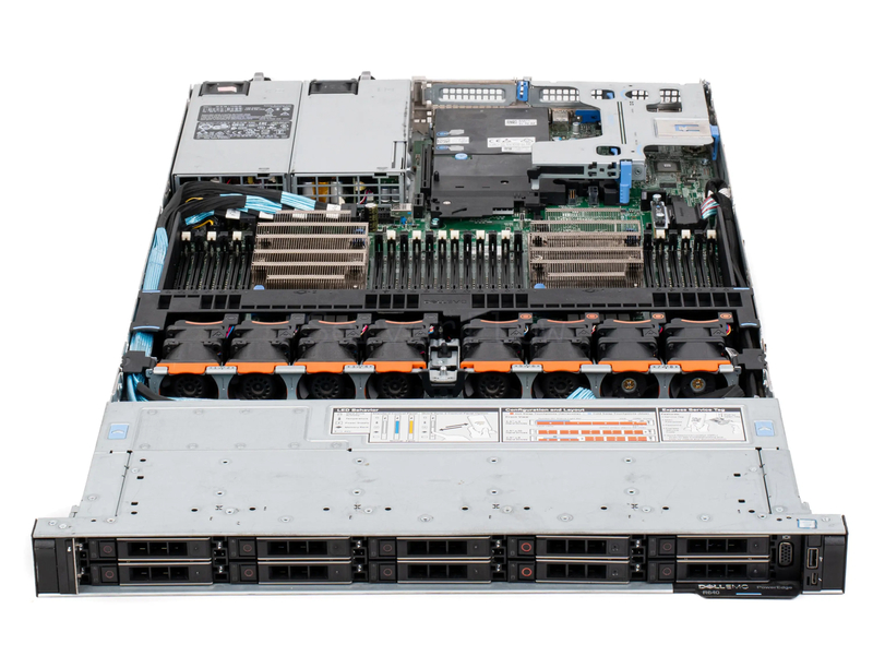 Серверная платформа Dell R640 1U 10SFF (8x U.2, 2x 750W, 2x LGA3647) 4