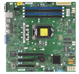 Материнская плата Supermicro X11SCL-F (Micro-ATX, LGA1151, 4 DIMM)