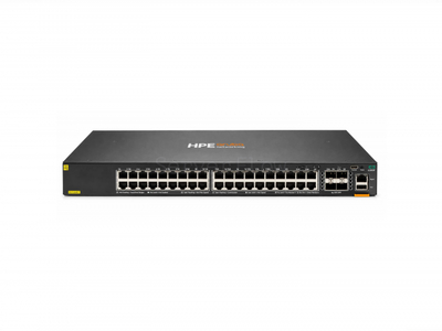 Коммутатор HPE Aruba CX 6300F 24G Class4 PoE 4SFP56 (24x RJ-45 1 Гбит/с, 4x SFP56 50 Гбит/с) [JL666A]