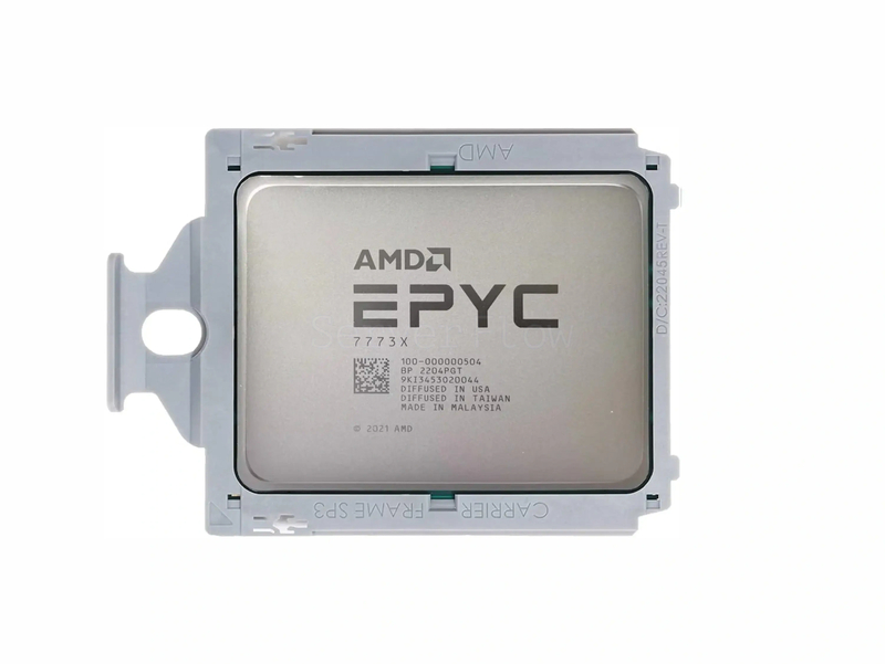 Процессор AMD EPYC 7773X (64c/128t, 2.2GHz-3.5GHz, 280W)