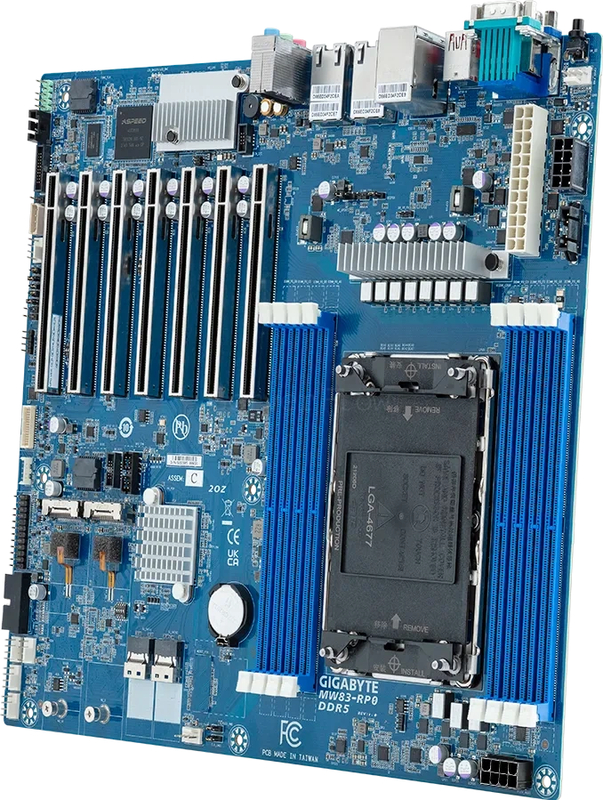 Материнская плата Gigabyte MW83-RP0 Rev 1.x/3.x (CEB, LGA4677, 8 DIMM) 1