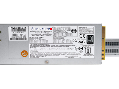 Серверная платформа Supermicro SYS-120GQ-TNRT 1U 2SFF (2x U.2, 2x 2000W, 2x LGA4189-4)