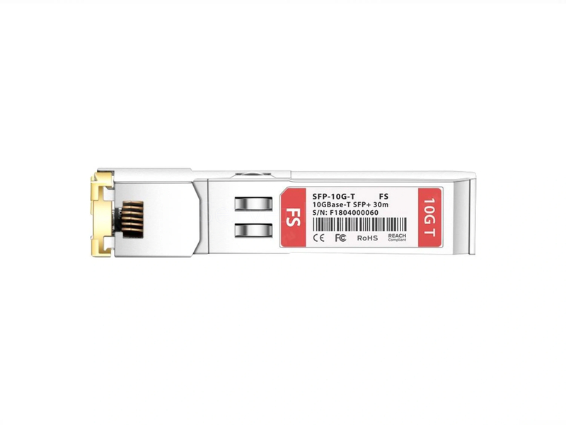 Переходной модуль FS SFP+ to RJ45 (10GBase-T, 30m) [SFP-10G-T]