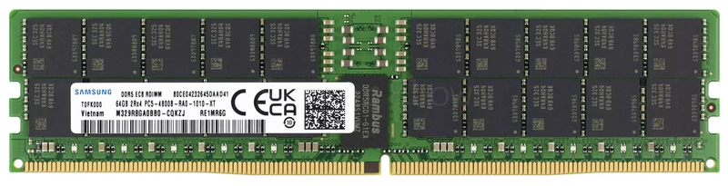 Оперативная память 64GB DDR5 ECC REG Samsung 4800Mhz 2Rx4 [M329R8GA0BB0-CQK]