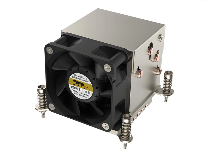 Кулер COOLSERVER CS-2011-2UR64-S (2U, Active, LGA2011 Square, 200W)