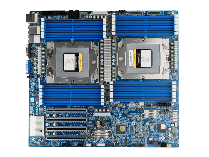 Материнская плата Gigabyte MZ73-LM0 Rev 3.x (E-ATX, 2x SP5, 24 DIMM) [9MZ73LM0MR-000-3]