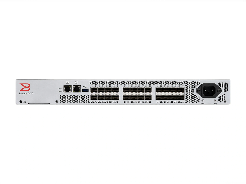 Коммутатор Broadcom Brocade G710 (24x FC 64 Гбит/с) [BR-G710-24-64G]