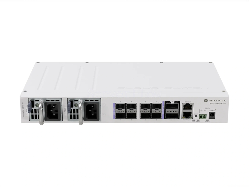 Коммутатор MikroTik CRS510-8XS-2XQ-IN (8x SFP28 25 Гбит/с, 2x QSFP28 100 Гбит/с)