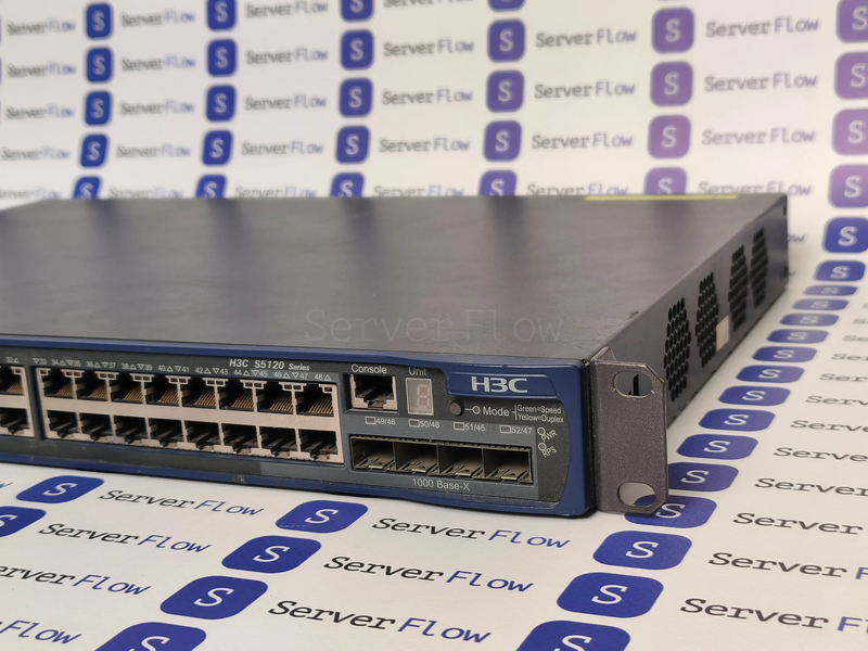 Коммутатор H3C S5120-48P-EI (48х RJ45 1 Гбит/с, 4х SFP 1 Гбит/с) 3
