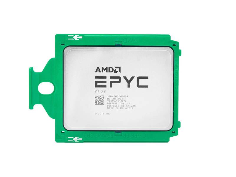 Процессор AMD EPYC 7F32 (8c/16t, 3.7GHz-3.9GHz, 180W)