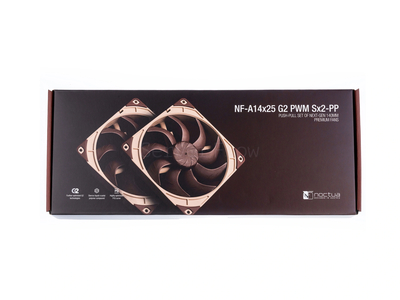 Комплект вентиляторов Noctua NF-A14x25 G2 PWM Sx2-PP 140mm