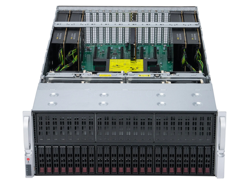 Supermicro 4028GR-TR (4× Instinct MI50 16GB, 2× Xeon E5 2680v4, RAM 128GB)
