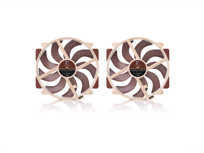 Комплект вентиляторов Noctua NF-A14x25r G2 PWM Sx2-PP 140mm 2