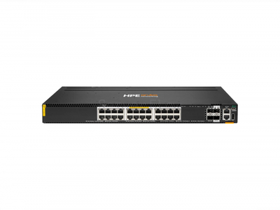 Коммутатор HPE Aruba CX 6300M 24G Class4 PoE 4SFP56 TAA (24x RJ-45 1 Гбит/с, 4x SFP56 50 Гбит/с) [S0F99A]